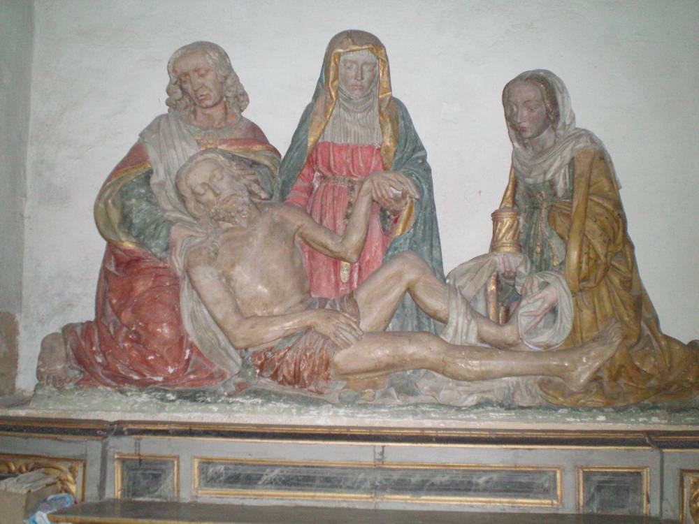 Groupe sculpté : Vierge de Pitié
