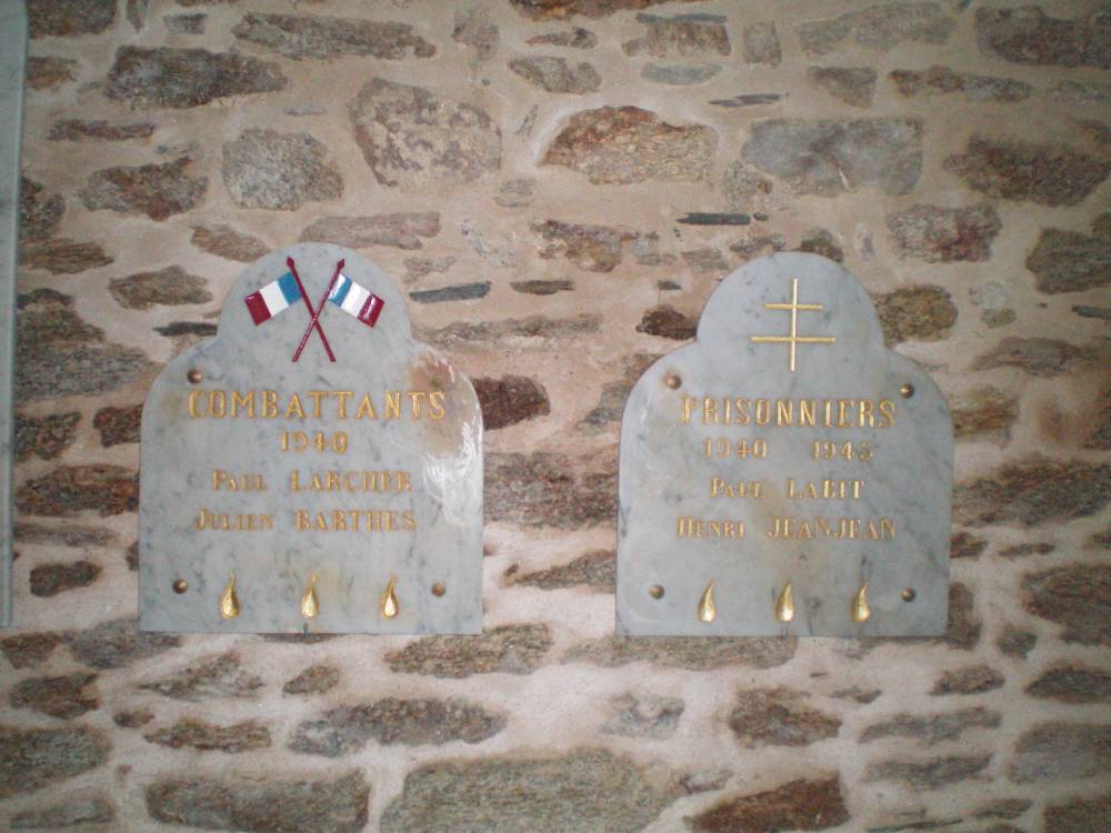 Plaque commémorative de carcennac